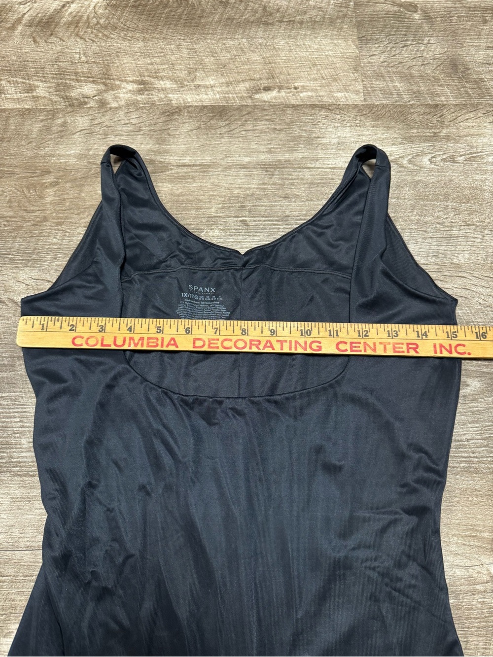 SPANX Black Shapewear Bodysuit Size 1x - Picture 5 of 6